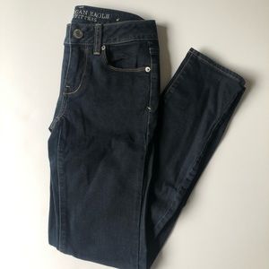 Dark Rinse American Eagle skinny jeans